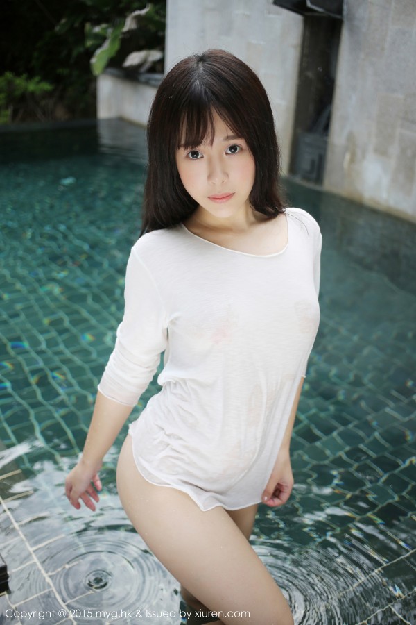 MyGirl 美媛馆 Vol.180 Evelyn艾莉浴池湿身户外翘臀写真