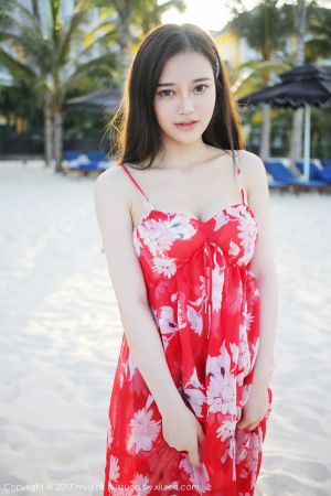 MyGirl 美媛馆 Vol.264 唐琪儿沙滩长裙清纯写真美女！